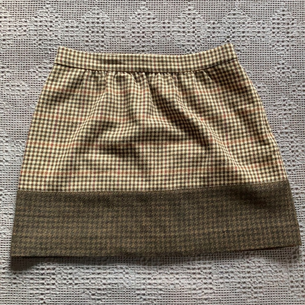 J Crew A-line Wool Skirt